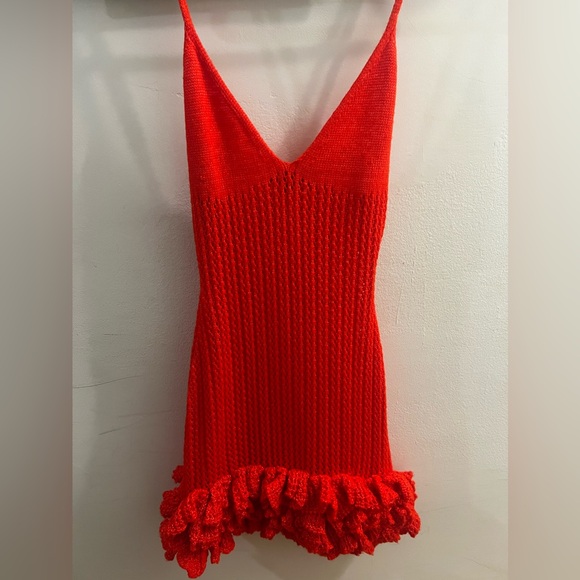 HANIFA MINI IGGY DRESS 
WORN ONCE
COLOR: RED - Picture 2 of 4